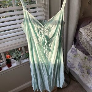 Superrrrr cute pastel teal Brandy Melville baby doll dress